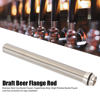 220mm G5/8 Beer Tap Locking Flange Draft Beer Dispenser Locking Flange for Adjustable Keg Beer Dispenser Home V1294-YM0523-3118220070611