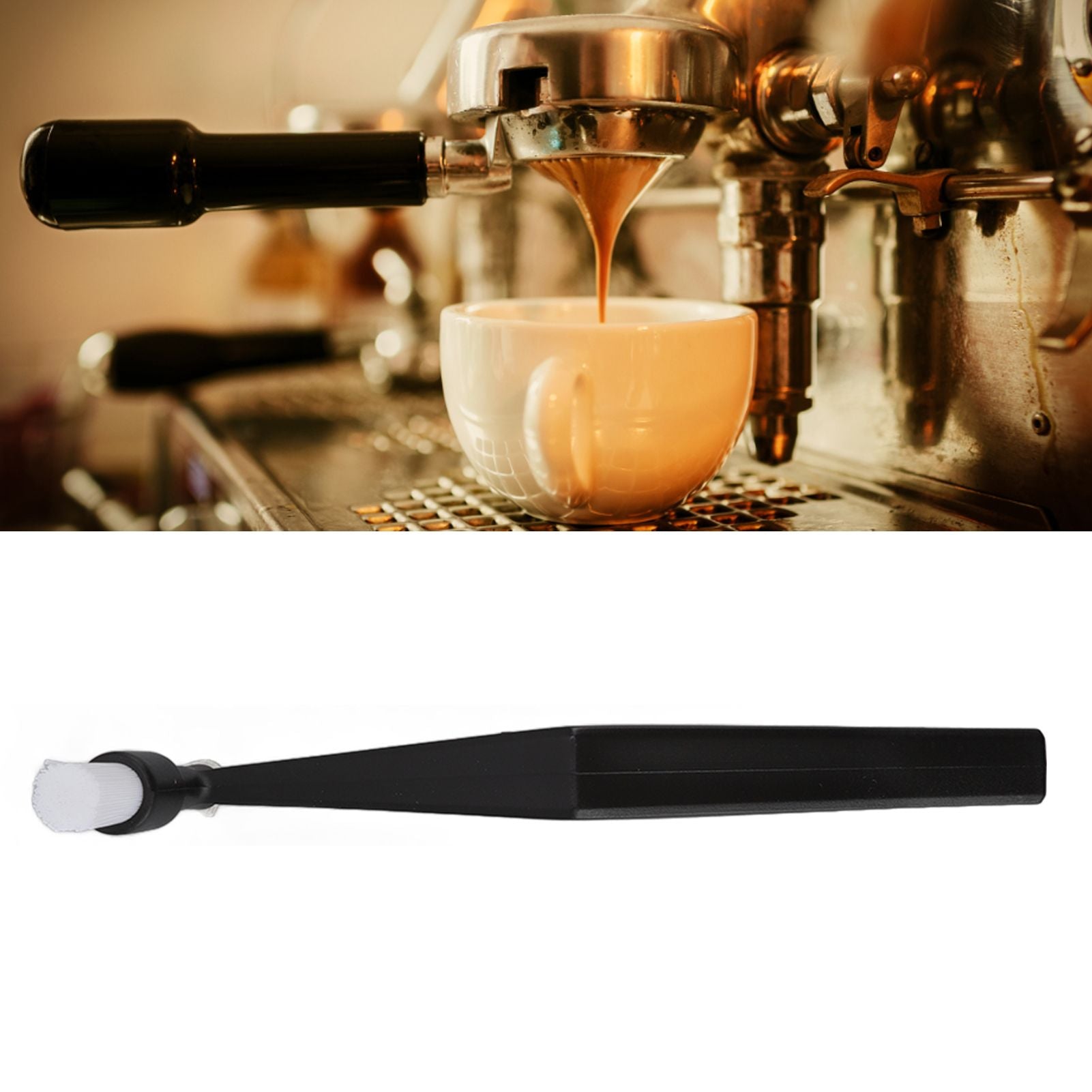 Coffee Machine Cleaning Brush Tool Coffee Machine Nylon Brush Cleaner for Home Kitchen Long Shank Elbow A0010 V1294-YM0523-3118220070714
