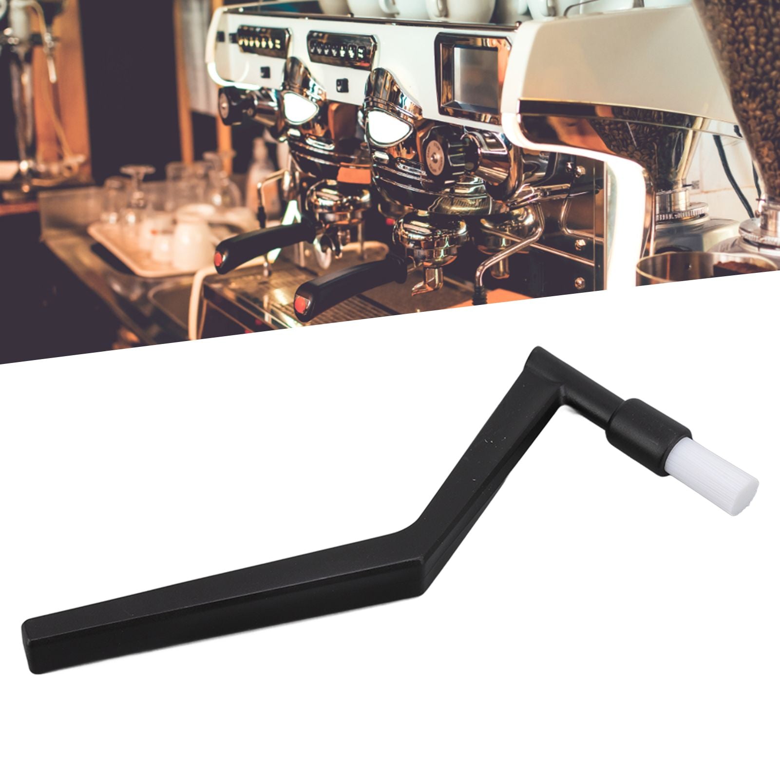 Coffee Machine Cleaning Brush Tool Coffee Machine Nylon Brush Cleaner for Home Kitchen Long Shank Elbow A0010 V1294-YM0523-3118220070714