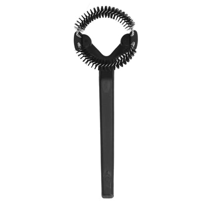 Coffee Machine Cleaning Brush Detachable Round Elbow Coffee Brush Short Handle Brew Head Cleaning Tools 58mm V1294-YM0523-3118220070912
