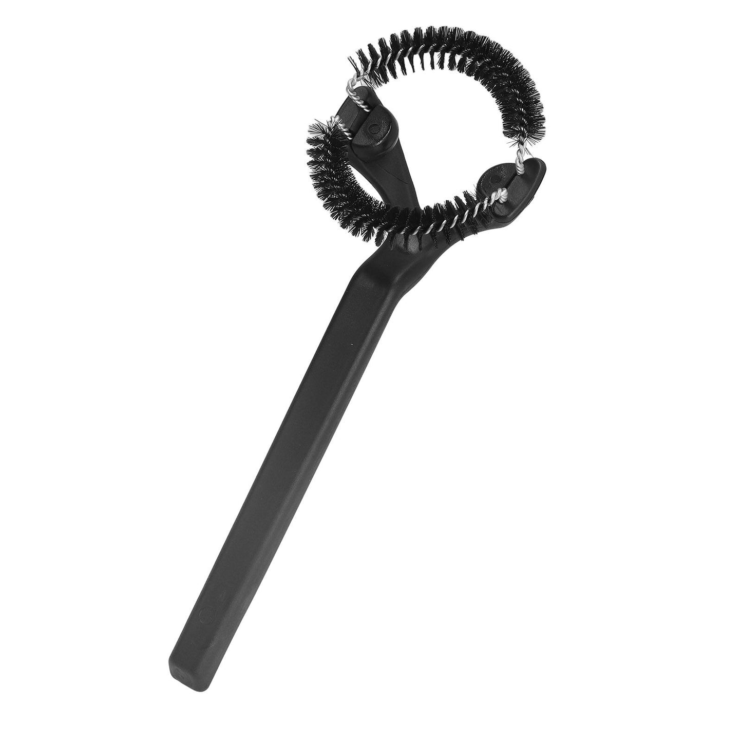 Coffee Machine Cleaning Brush Detachable Round Elbow Coffee Brush Short Handle Brew Head Cleaning Tools 58mm V1294-YM0523-3118220070912