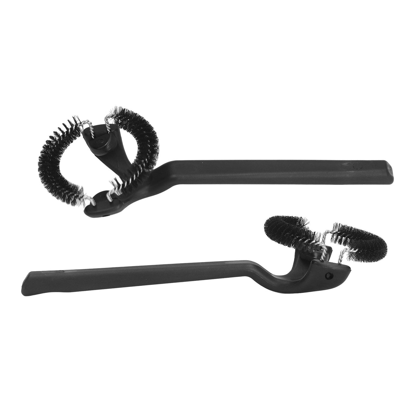 Coffee Machine Cleaning Brush Detachable Round Elbow Coffee Brush Short Handle Brew Head Cleaning Tools 58mm V1294-YM0523-3118220070912