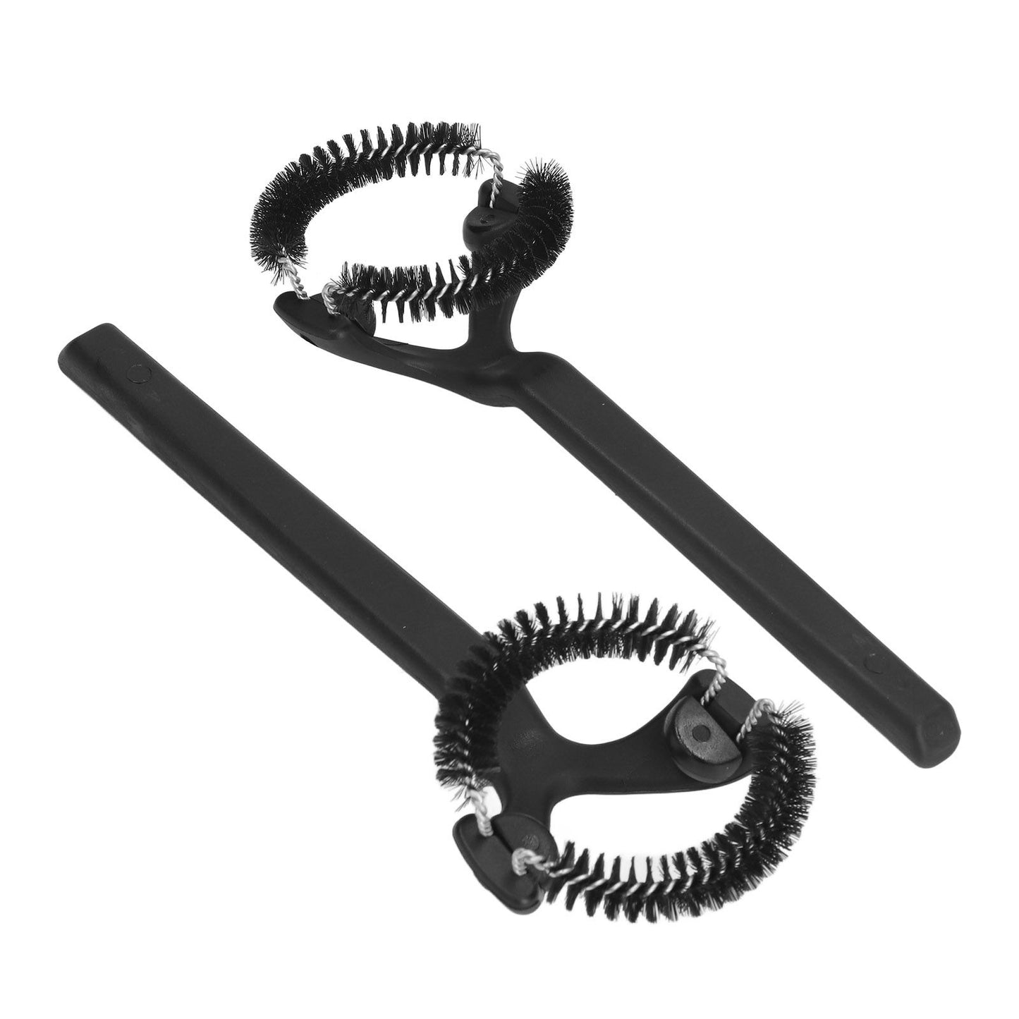 Coffee Machine Cleaning Brush Detachable Round Elbow Coffee Brush Short Handle Brew Head Cleaning Tools 58mm V1294-YM0523-3118220070912