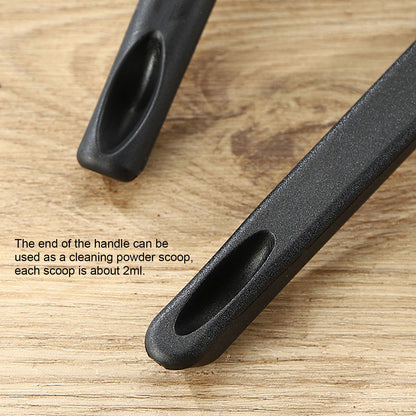 Coffee Machine Cleaning Brush Detachable Round Elbow Coffee Brush Short Handle Brew Head Cleaning Tools 58mm V1294-YM0523-3118220070912