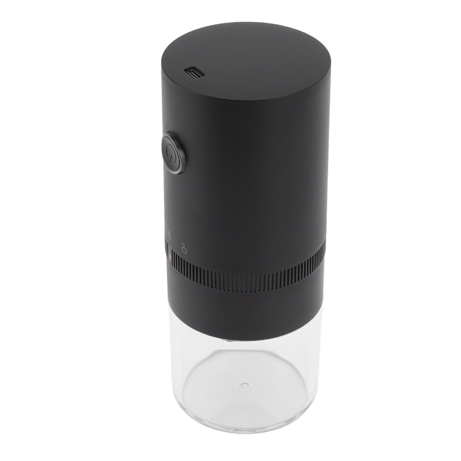 Electric Coffee Grinder USB Charging Black Simple Operation Coffee Bean Grinder for Home Camping Travel 3.7V V1294-YM0523-3118220071011