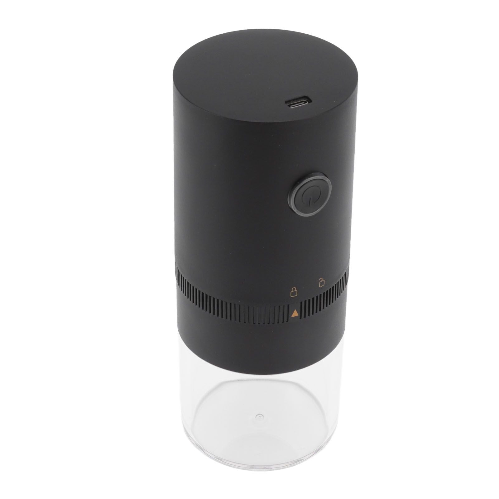Electric Coffee Grinder USB Charging Black Simple Operation Coffee Bean Grinder for Home Camping Travel 3.7V V1294-YM0523-3118220071011