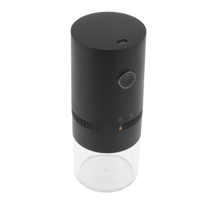 Electric Coffee Grinder USB Charging Black Simple Operation Coffee Bean Grinder for Home Camping Travel 3.7V V1294-YM0523-3118220071011