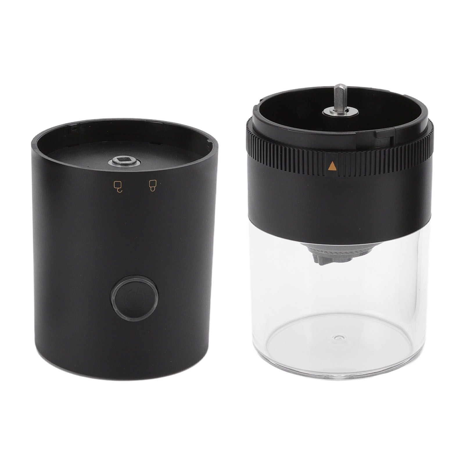 Electric Coffee Grinder USB Charging Black Simple Operation Coffee Bean Grinder for Home Camping Travel 3.7V V1294-YM0523-3118220071011