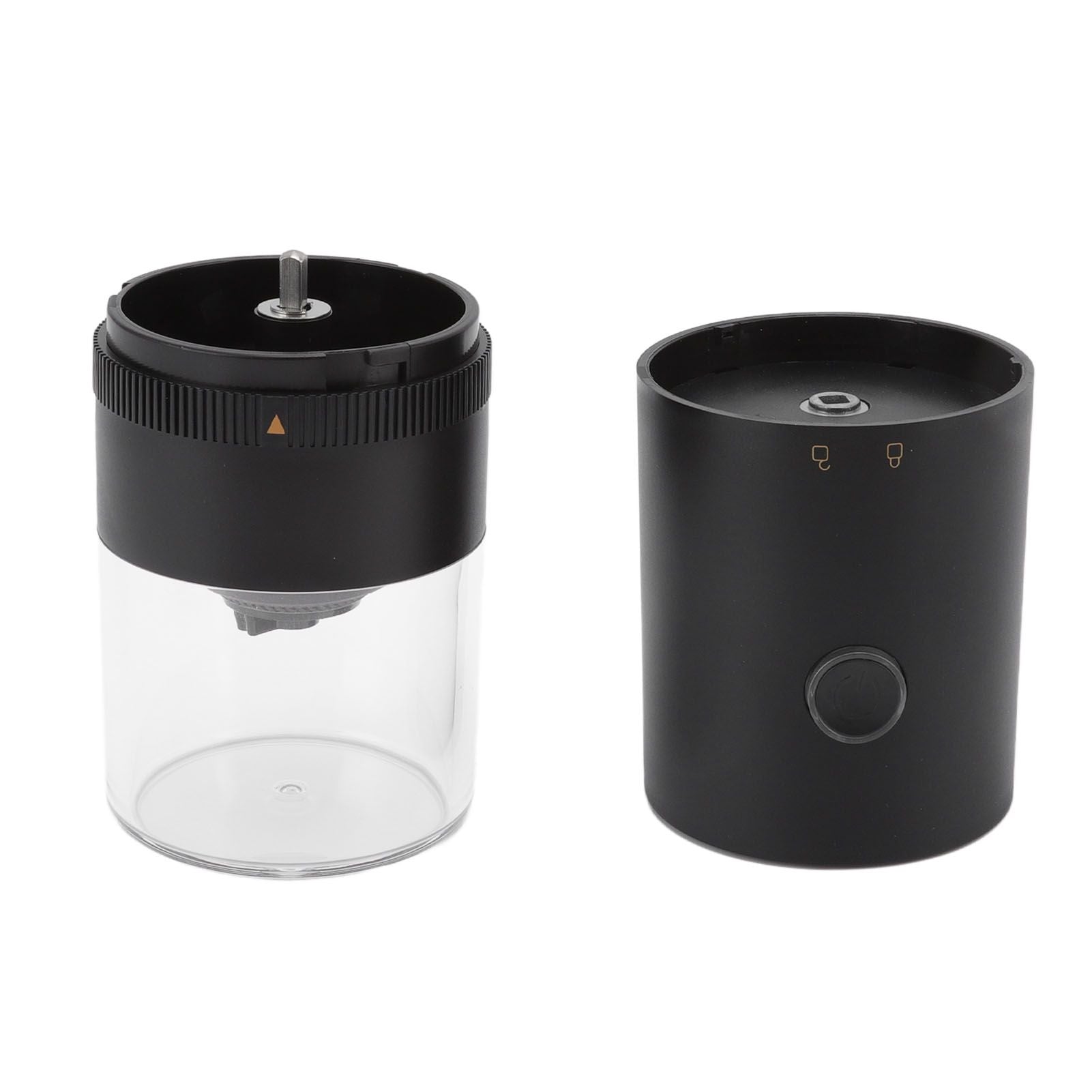 Electric Coffee Grinder USB Charging Black Simple Operation Coffee Bean Grinder for Home Camping Travel 3.7V V1294-YM0523-3118220071011