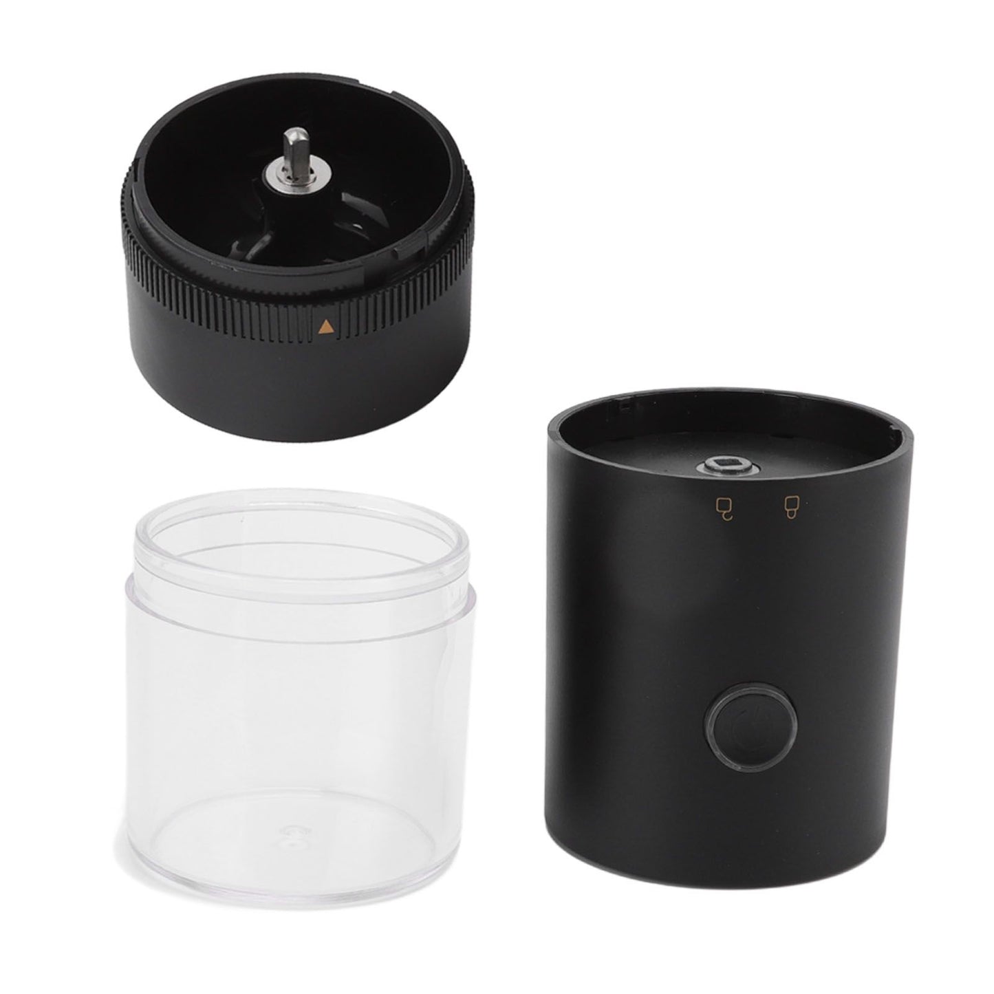 Electric Coffee Grinder USB Charging Black Simple Operation Coffee Bean Grinder for Home Camping Travel 3.7V V1294-YM0523-3118220071011