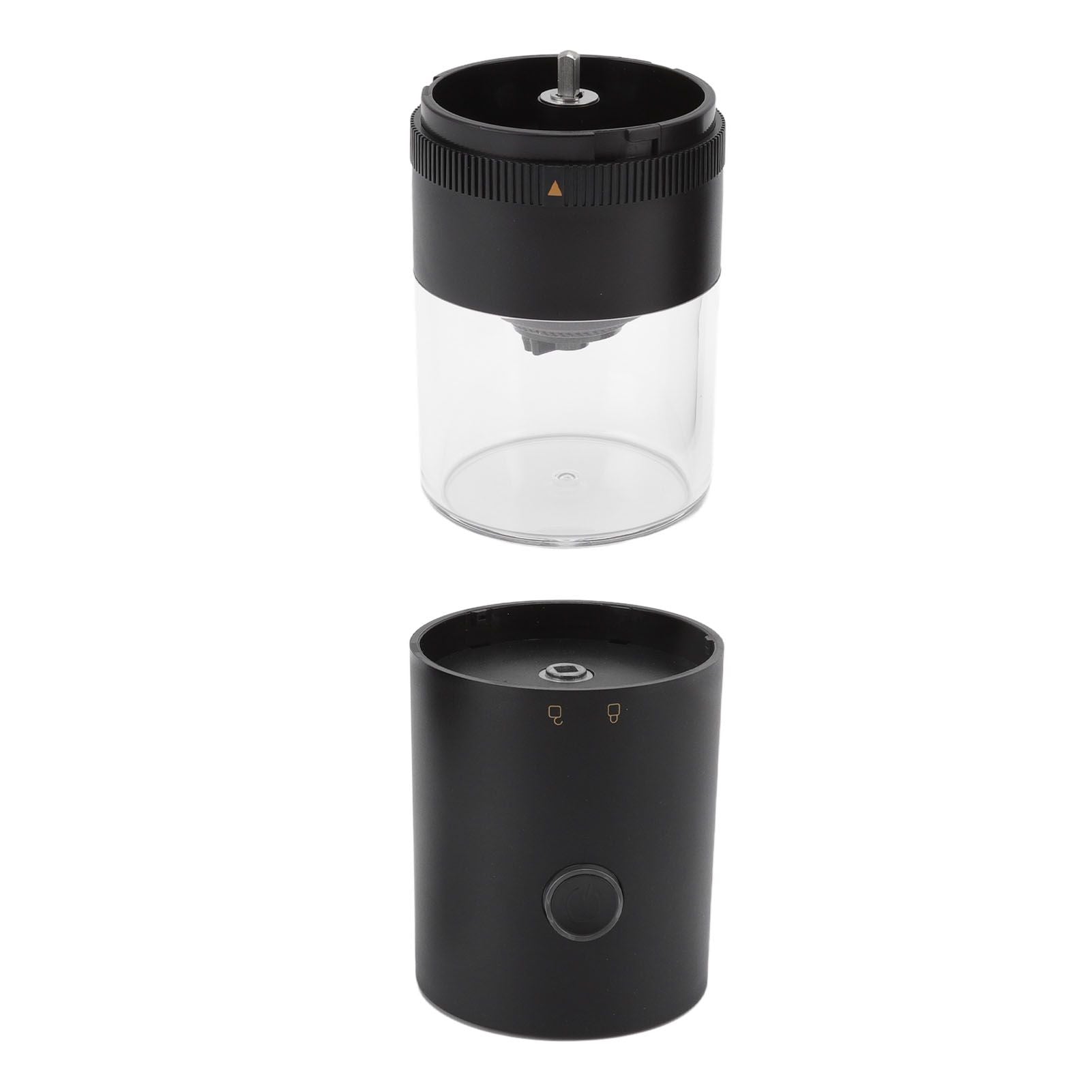 Electric Coffee Grinder USB Charging Black Simple Operation Coffee Bean Grinder for Home Camping Travel 3.7V V1294-YM0523-3118220071011
