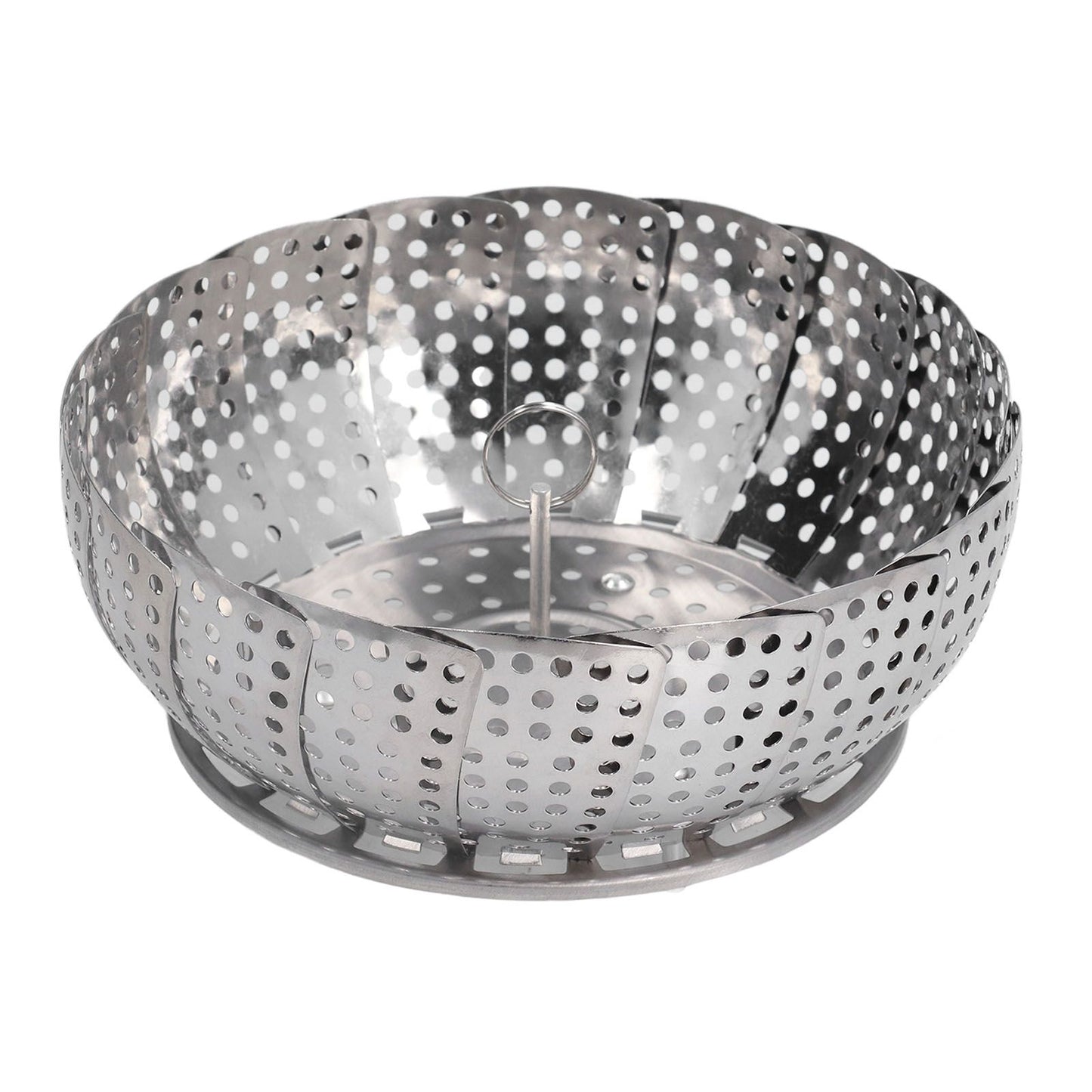 Steaming Plate Detachable Handle Design Retractable Stainless Steel Corrosion Resistant Food Steaming Tray V1294-YM0523-3118220073611