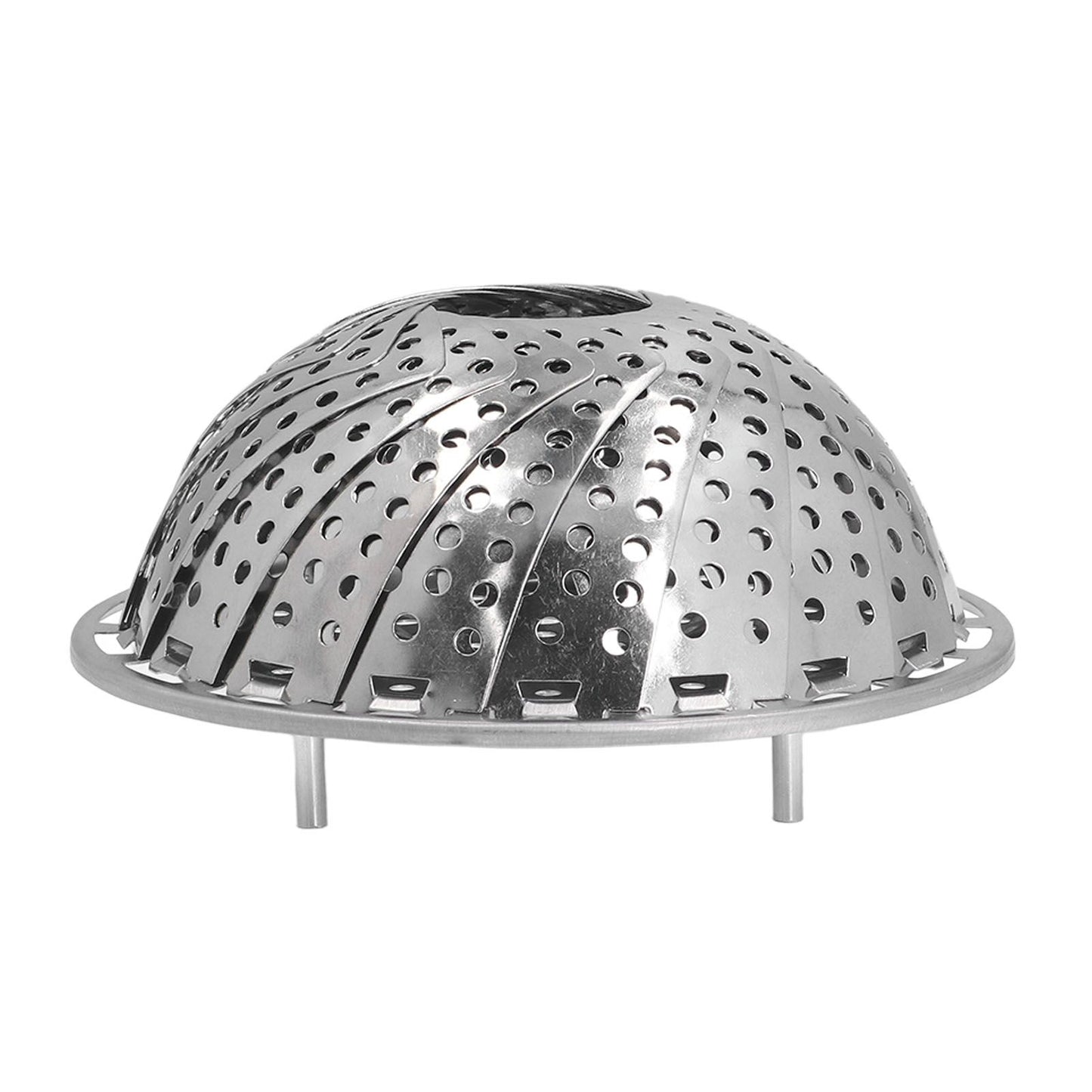 Steaming Plate Detachable Handle Design Retractable Stainless Steel Corrosion Resistant Food Steaming Tray V1294-YM0523-3118220073611