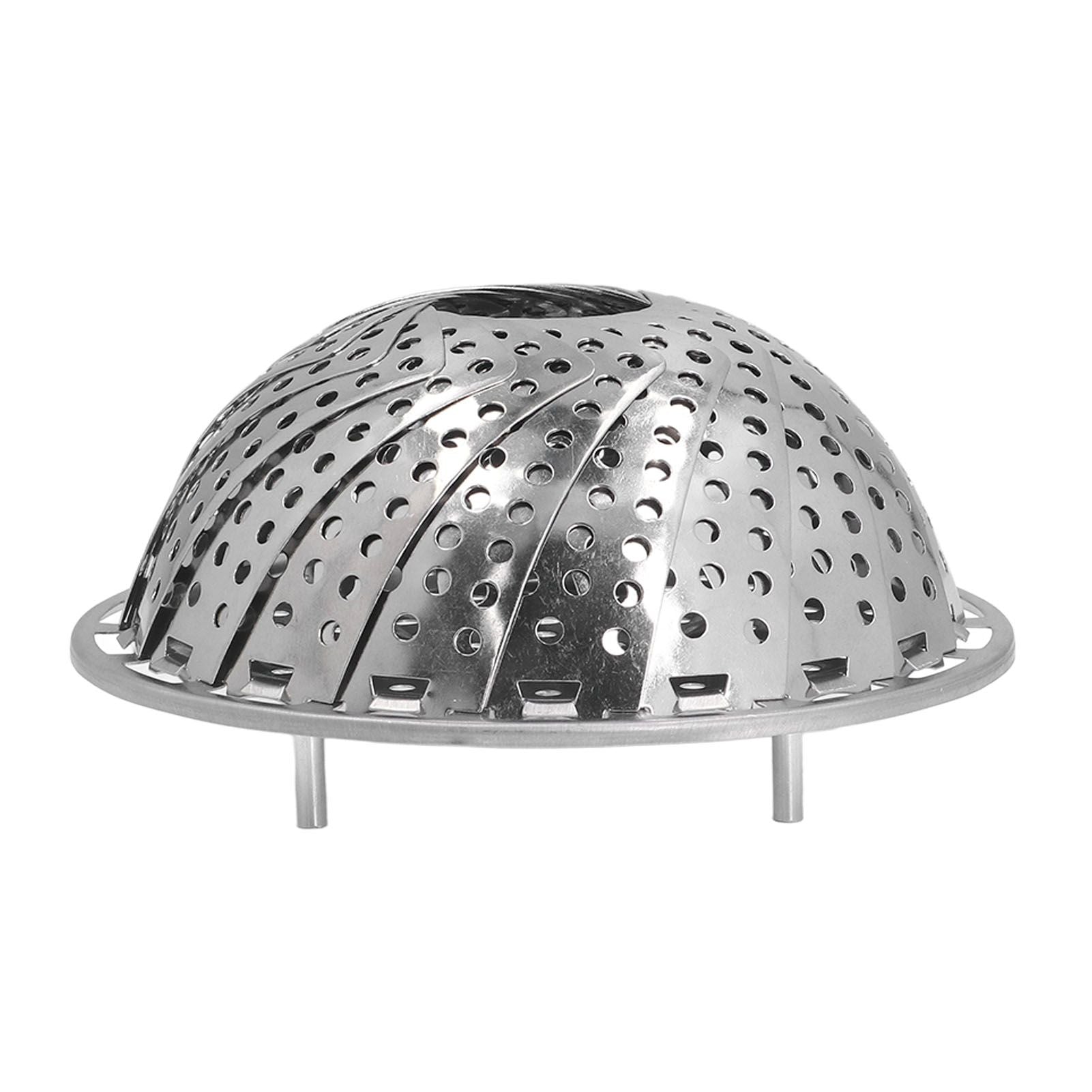 Steaming Plate Detachable Handle Design Retractable Stainless Steel Corrosion Resistant Food Steaming Tray V1294-YM0523-3118220073611