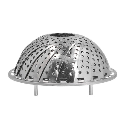 Steaming Plate Detachable Handle Design Retractable Stainless Steel Corrosion Resistant Food Steaming Tray V1294-YM0523-3118220073611