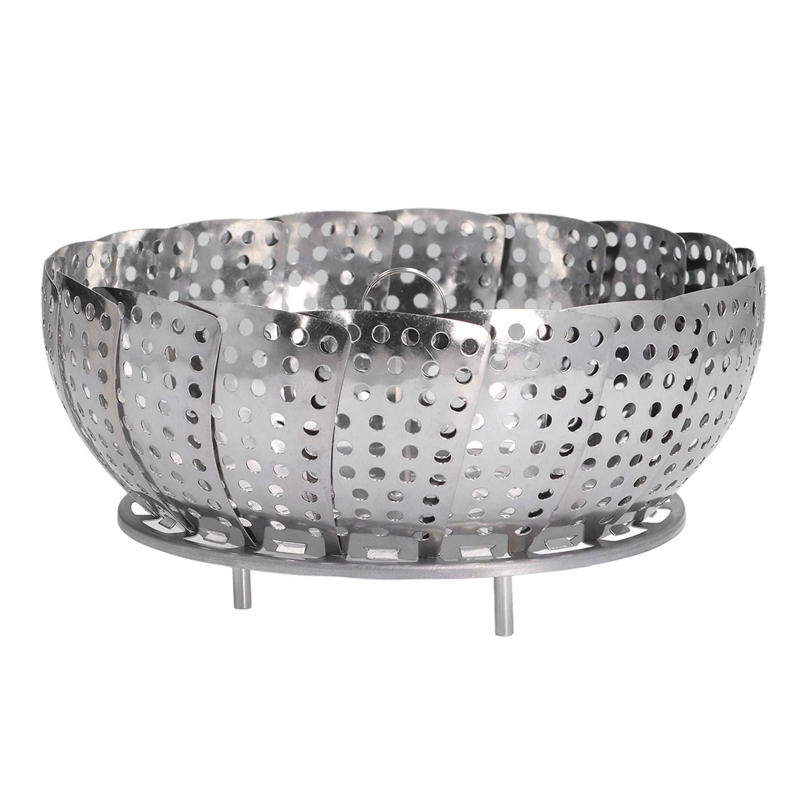 Steaming Plate Detachable Handle Design Retractable Stainless Steel Corrosion Resistant Food Steaming Tray V1294-YM0523-3118220073611