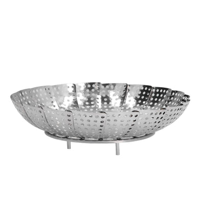 Steaming Plate Detachable Handle Design Retractable Stainless Steel Corrosion Resistant Food Steaming Tray V1294-YM0523-3118220073611