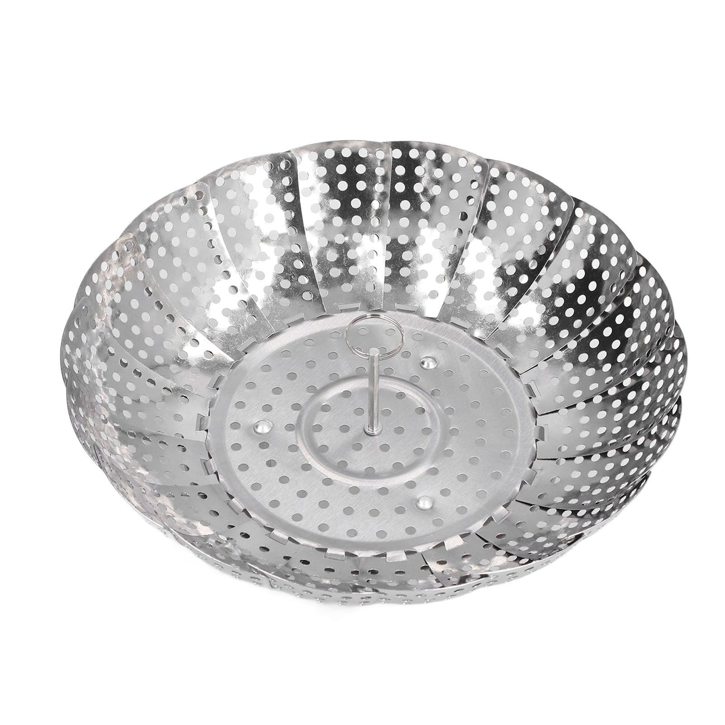 Steaming Plate Detachable Handle Design Retractable Stainless Steel Corrosion Resistant Food Steaming Tray V1294-YM0523-3118220073611
