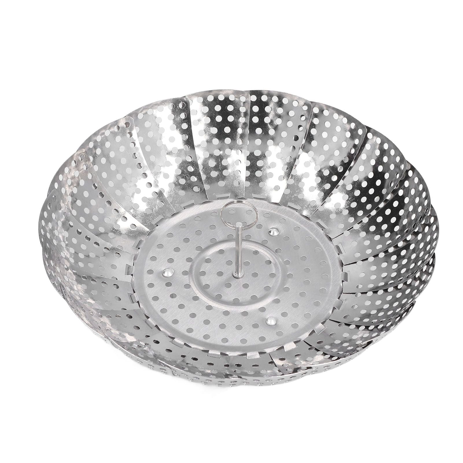 Steaming Plate Detachable Handle Design Retractable Stainless Steel Corrosion Resistant Food Steaming Tray V1294-YM0523-3118220073611