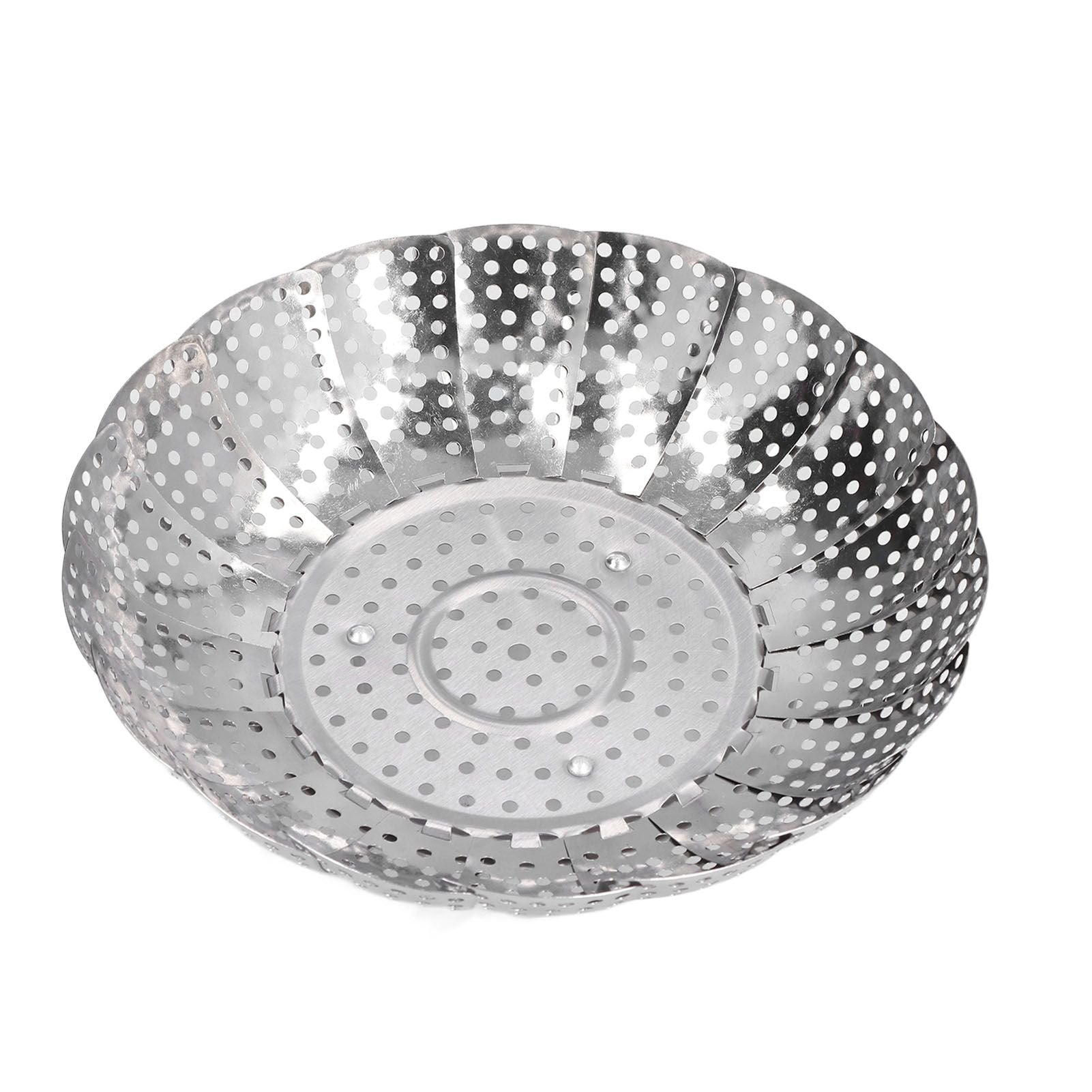 Steaming Plate Detachable Handle Design Retractable Stainless Steel Corrosion Resistant Food Steaming Tray V1294-YM0523-3118220073611