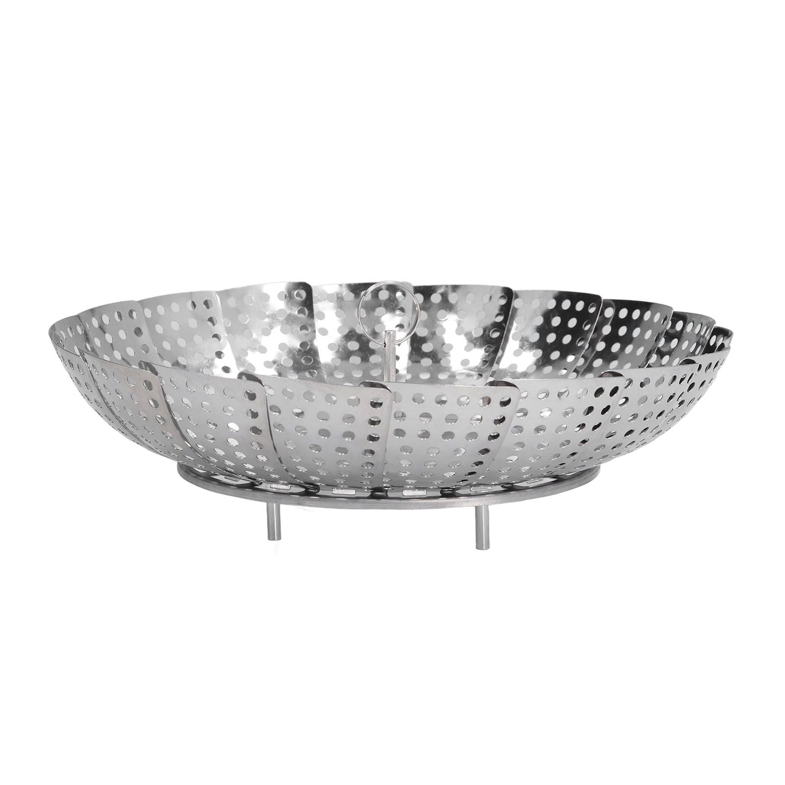 Steaming Plate Detachable Handle Design Retractable Stainless Steel Corrosion Resistant Food Steaming Tray V1294-YM0523-3118220073611