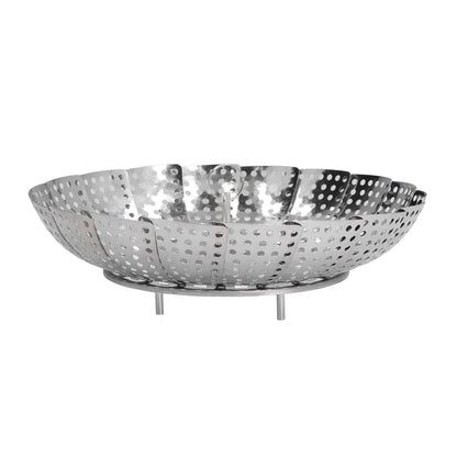 Steaming Plate Detachable Handle Design Retractable Stainless Steel Corrosion Resistant Food Steaming Tray V1294-YM0523-3118220073611