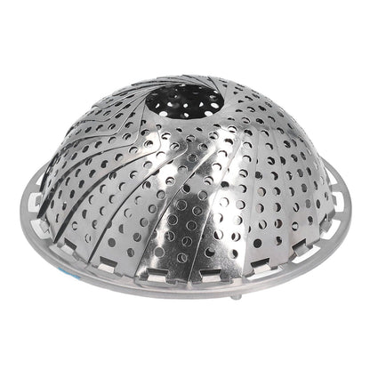 Steaming Plate Detachable Handle Design Retractable Stainless Steel Corrosion Resistant Food Steaming Tray V1294-YM0523-3118220073611