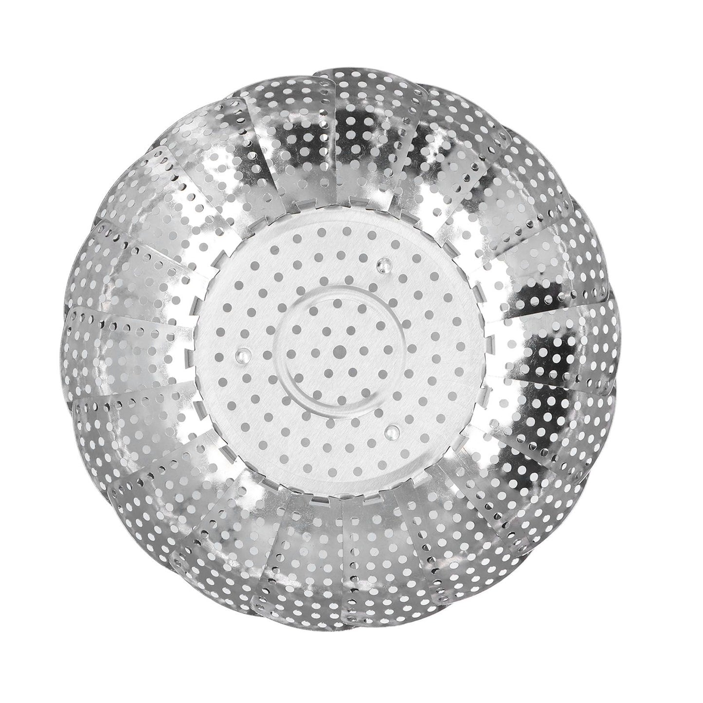 Steaming Plate Detachable Handle Design Retractable Stainless Steel Corrosion Resistant Food Steaming Tray V1294-YM0523-3118220073611