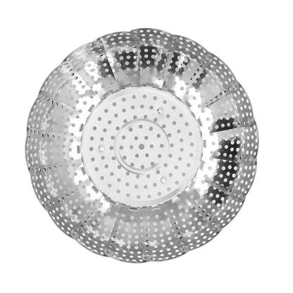 Steaming Plate Detachable Handle Design Retractable Stainless Steel Corrosion Resistant Food Steaming Tray V1294-YM0523-3118220073611
