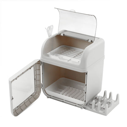Dish Storage Box Tableware Dishes Bowl Storage Shelf Chopsticks Storage Cabinet for Home V1294-YM0523-3118220073711