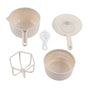 Small Salad Spinner BPA Free Multipurpose Vegetable Washer with Handle and Drain Basket for Home Kitchen V1294-YM0523-3118220074611