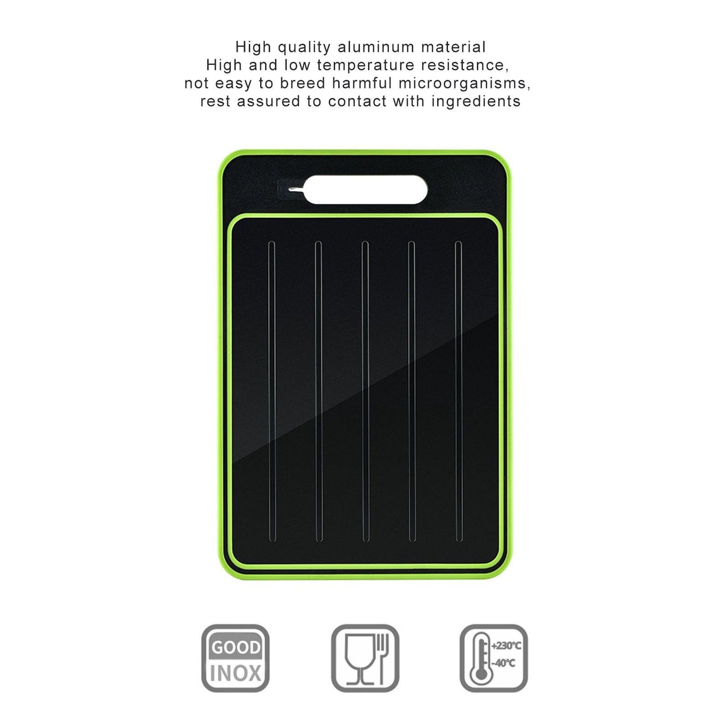 Multifunctional Cutting Board Rapid Thawing Aluminum Alloy Spray Paint Dual Sided Grinding Chopping Board V1294-YM0523-3118220075711