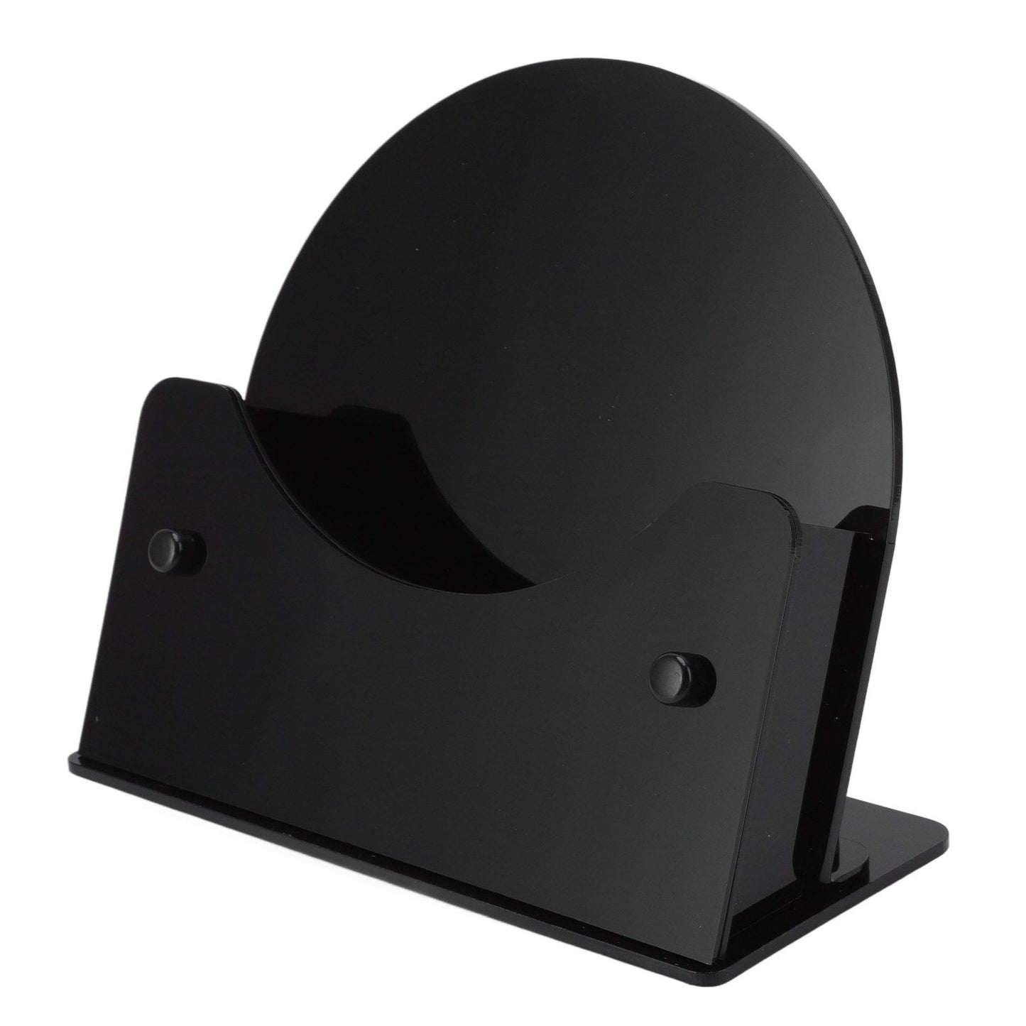Round Placemat Holder Heat Resistant Easy Cleaning Durable Plastic Nonslip Mat Base for Table Kitchen Black V1294-YM0523-3118220075912