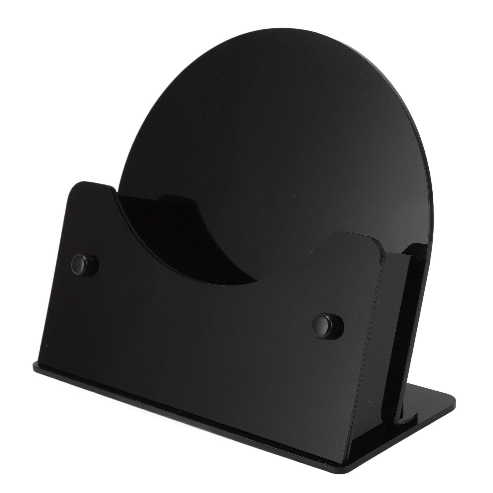 Round Placemat Holder Heat Resistant Easy Cleaning Durable Plastic Nonslip Mat Base for Table Kitchen Black V1294-YM0523-3118220075912