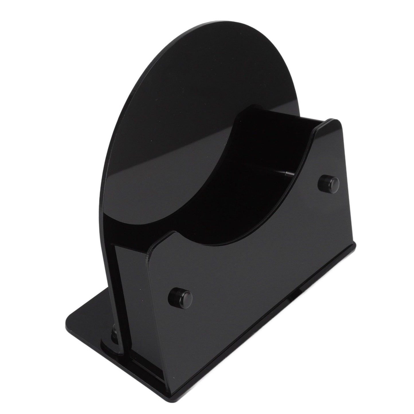 Round Placemat Holder Heat Resistant Easy Cleaning Durable Plastic Nonslip Mat Base for Table Kitchen Black V1294-YM0523-3118220075912