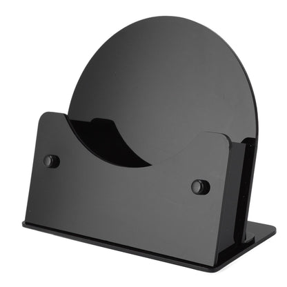 Round Placemat Holder Heat Resistant Easy Cleaning Durable Plastic Nonslip Mat Base for Table Kitchen Black V1294-YM0523-3118220075912