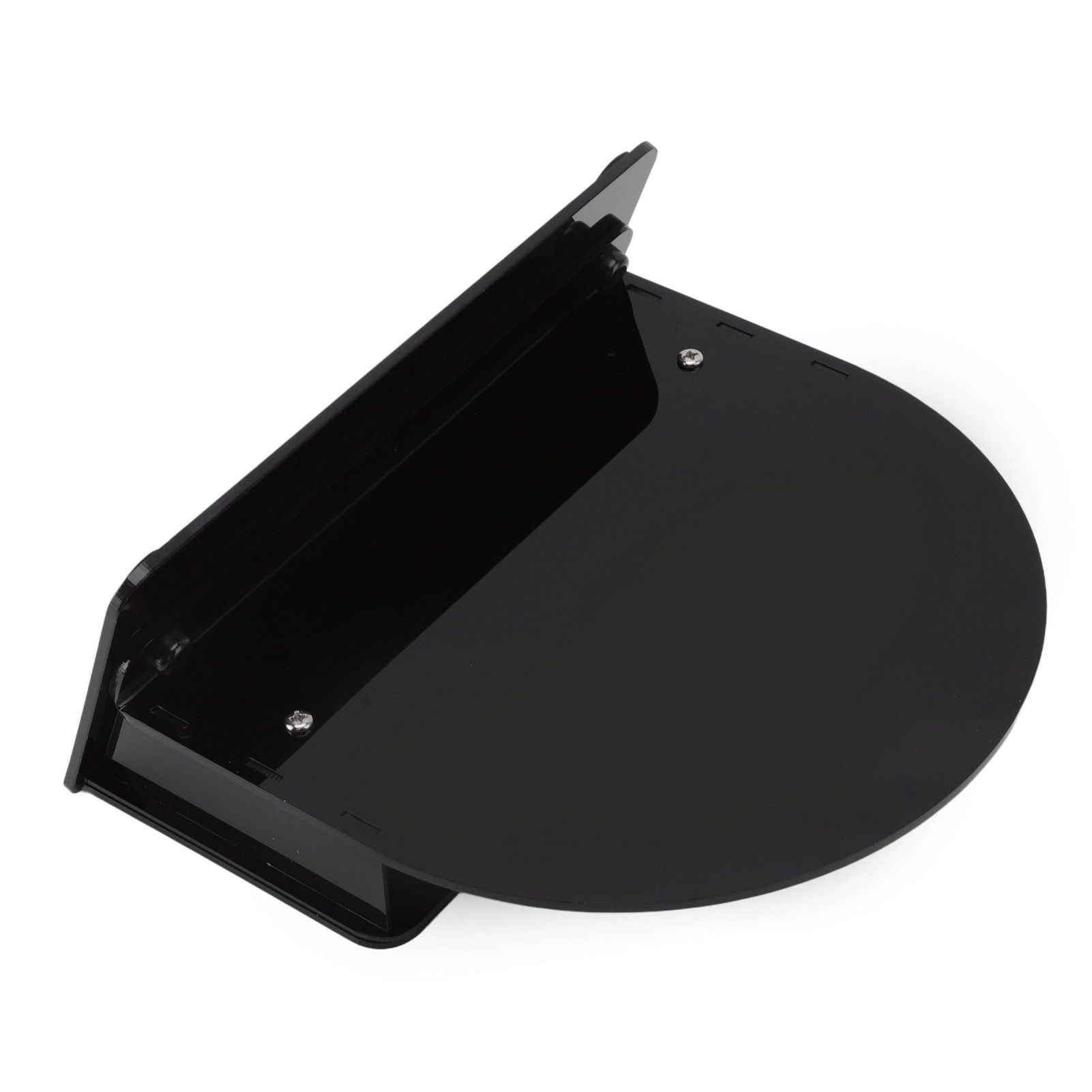 Round Placemat Holder Heat Resistant Easy Cleaning Durable Plastic Nonslip Mat Base for Table Kitchen Black V1294-YM0523-3118220075912