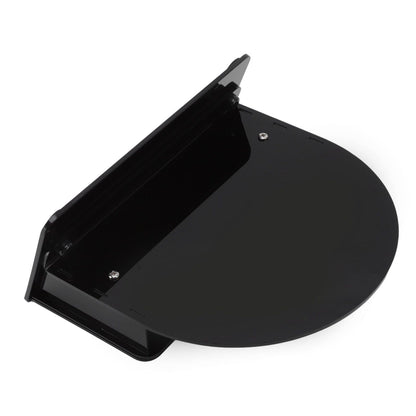 Round Placemat Holder Heat Resistant Easy Cleaning Durable Plastic Nonslip Mat Base for Table Kitchen Black V1294-YM0523-3118220075912