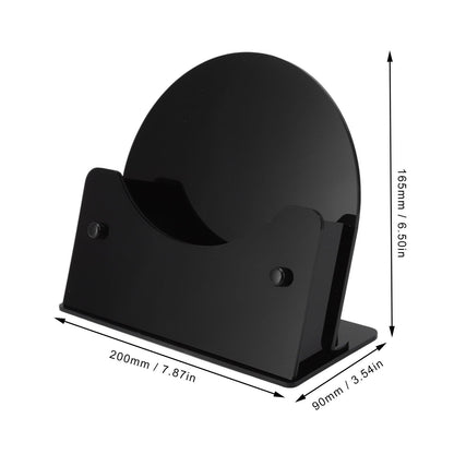 Round Placemat Holder Heat Resistant Easy Cleaning Durable Plastic Nonslip Mat Base for Table Kitchen Black V1294-YM0523-3118220075912