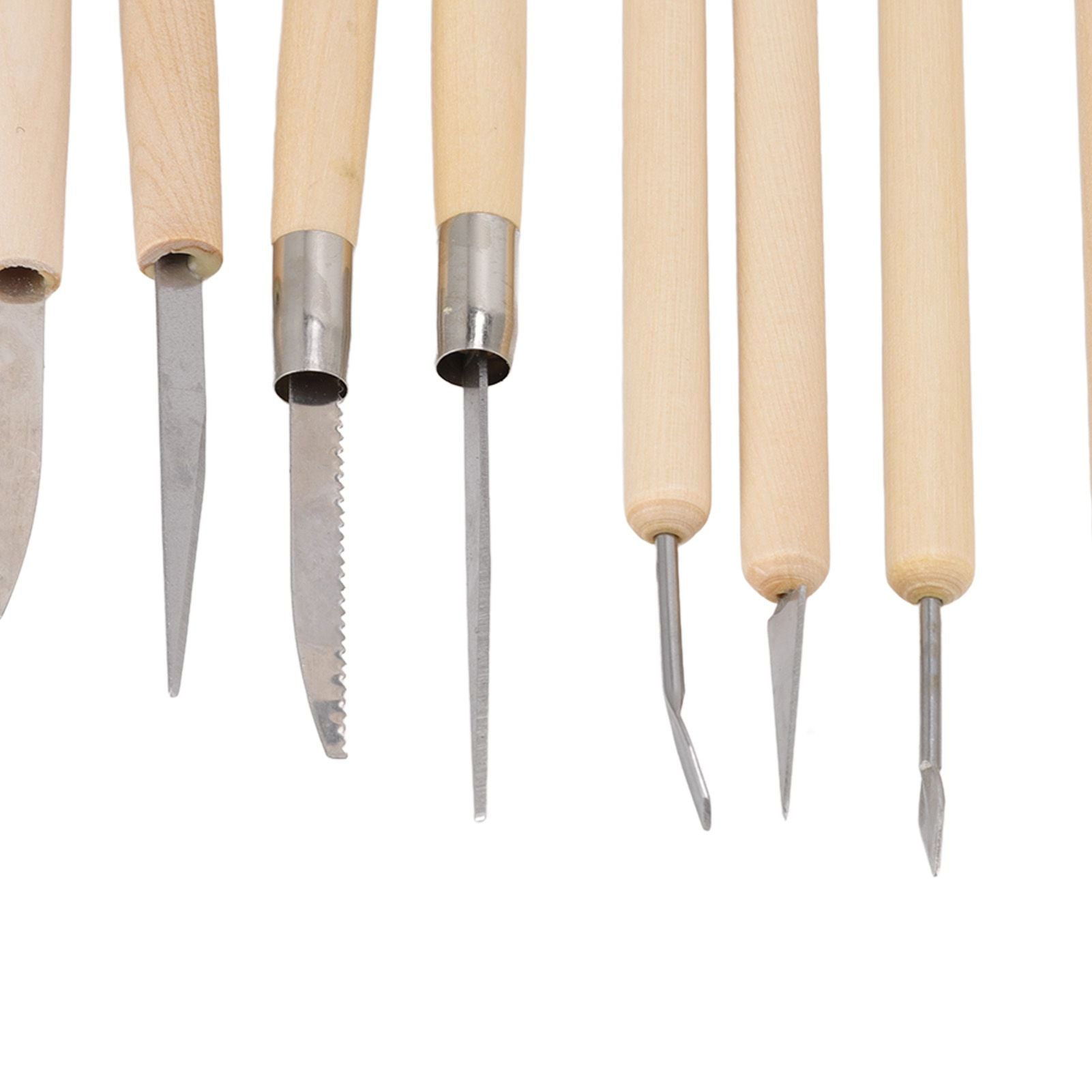 61Pcs Polymer Clay Sculpting Tools Exquisite Versatile Clay Carving Tools with Canvas Bag for Beginners Expert V1294-YM0523-3118220076211