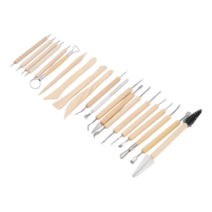 21pcs Polymer Clay Tools Polymer Clay Sculpting Tools with Storage Bag for Beginners Professionals V1294-YM0523-3118220076811