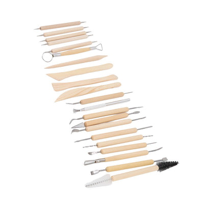 21pcs Polymer Clay Tools Polymer Clay Sculpting Tools with Storage Bag for Beginners Professionals V1294-YM0523-3118220076811