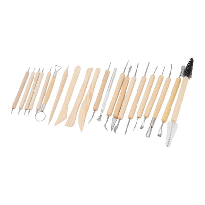 21pcs Polymer Clay Tools Polymer Clay Sculpting Tools with Storage Bag for Beginners Professionals V1294-YM0523-3118220076811