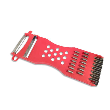 Multipurpose Peeler Vegetable Versatile Grater Kitchen Gadget Household Products Red Mini B(boxed) V1294-YM0523-3118220077611