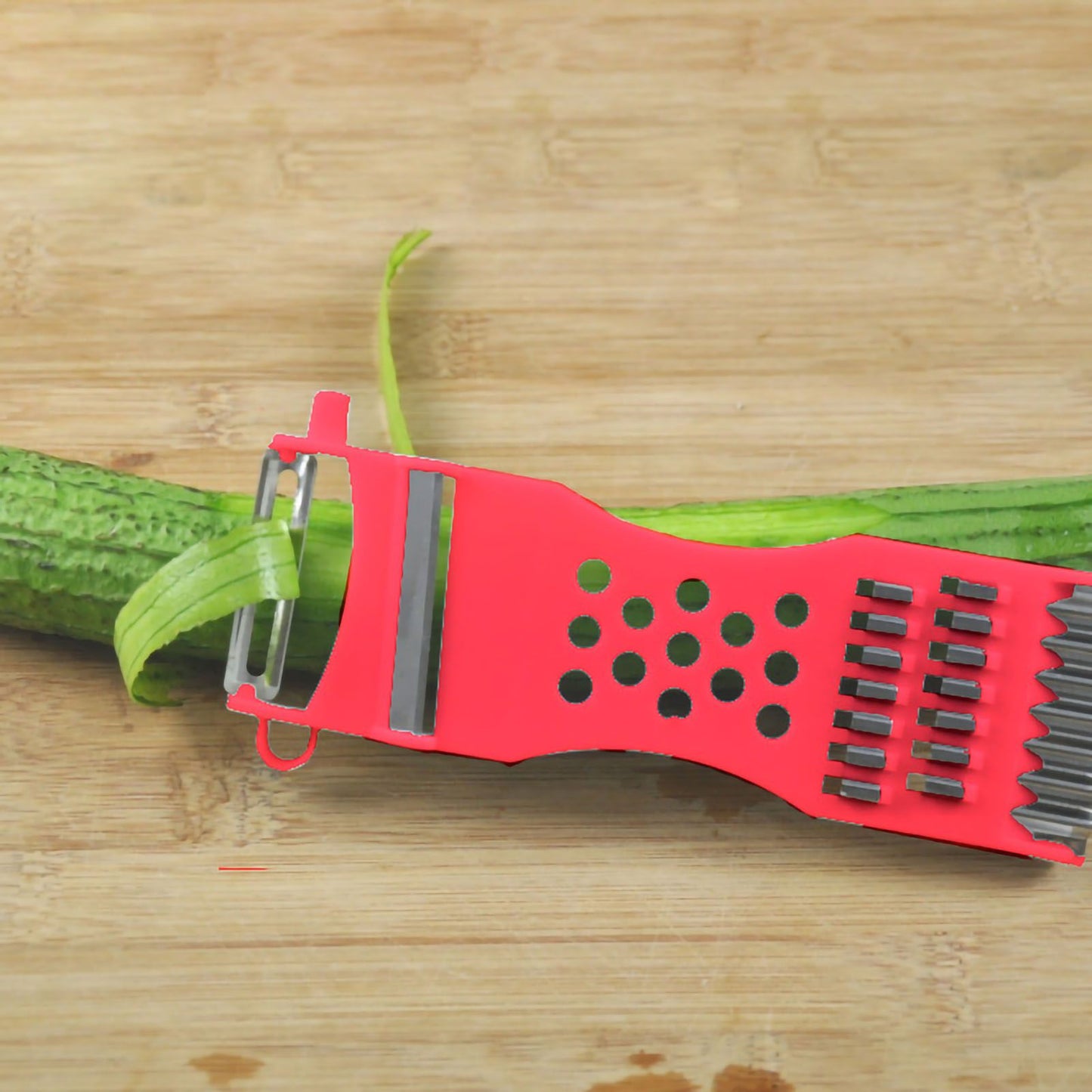 Multipurpose Peeler Vegetable Versatile Grater Kitchen Gadget Household Products Red Mini B(boxed) V1294-YM0523-3118220077611