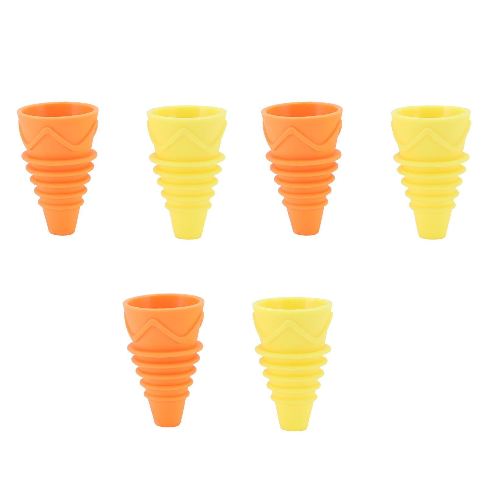 6PCS Fly Trap Funnel Reusable Flexible Silicone Flytrap Funnel Home Garden Kitchen Flytrap for Water Bottles V1294-YM0523-3118220078111