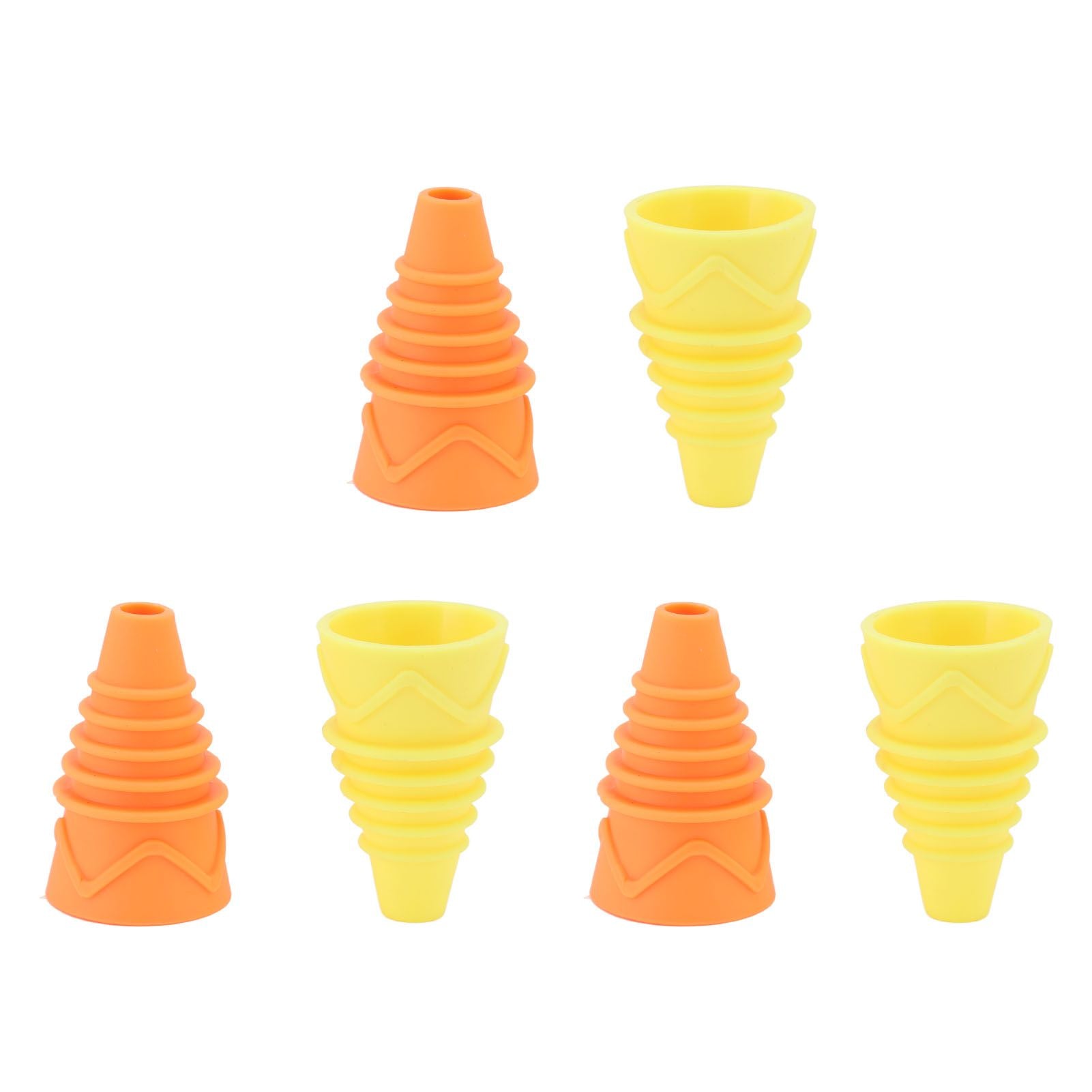 6PCS Fly Trap Funnel Reusable Flexible Silicone Flytrap Funnel Home Garden Kitchen Flytrap for Water Bottles V1294-YM0523-3118220078111