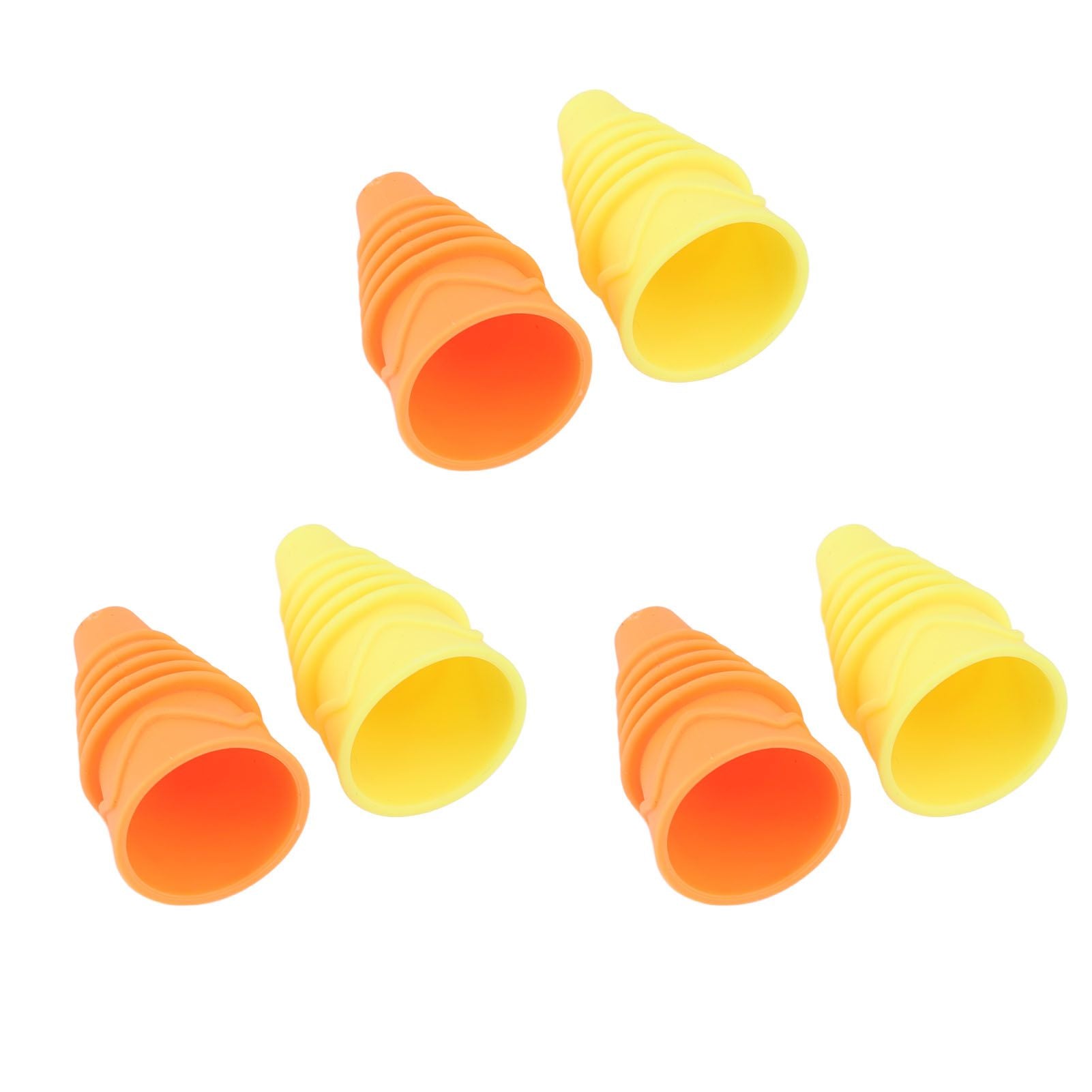 6PCS Fly Trap Funnel Reusable Flexible Silicone Flytrap Funnel Home Garden Kitchen Flytrap for Water Bottles V1294-YM0523-3118220078111