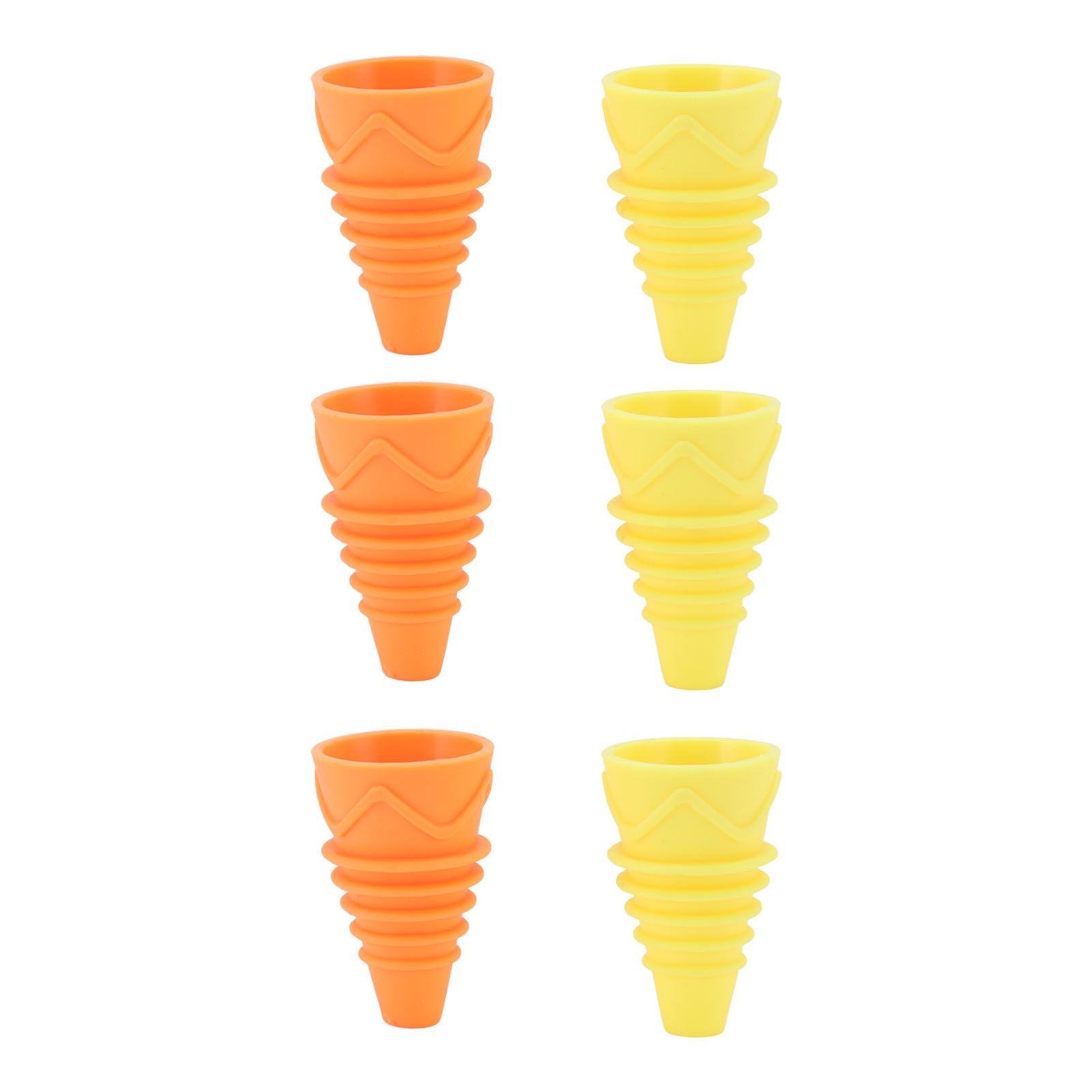 6PCS Fly Trap Funnel Reusable Flexible Silicone Flytrap Funnel Home Garden Kitchen Flytrap for Water Bottles V1294-YM0523-3118220078111