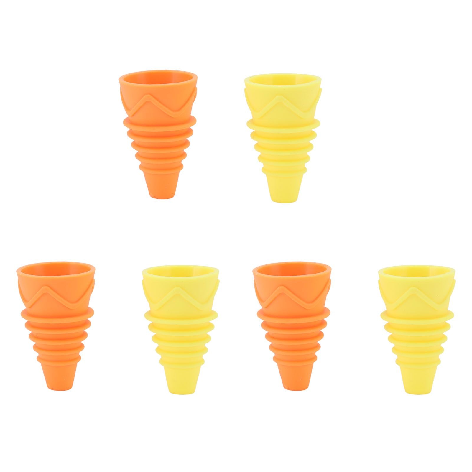 6PCS Fly Trap Funnel Reusable Flexible Silicone Flytrap Funnel Home Garden Kitchen Flytrap for Water Bottles V1294-YM0523-3118220078111